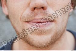 Mouth Man White Slim Bearded